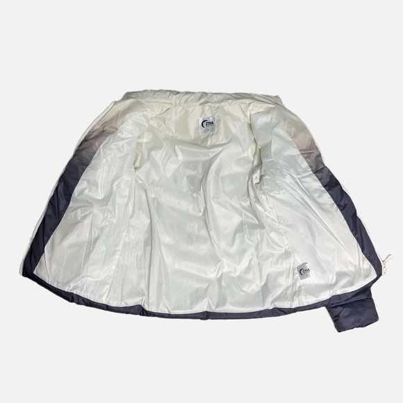 Zyia Active Women’s Blanca Peak Puffer Jacket Ombré Purple Medium Zipper NWOT - Picture 5 of 10